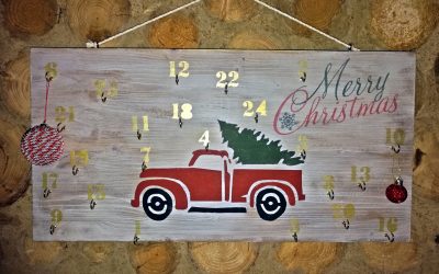 Adventi kalendárium készítés tejfestékkel